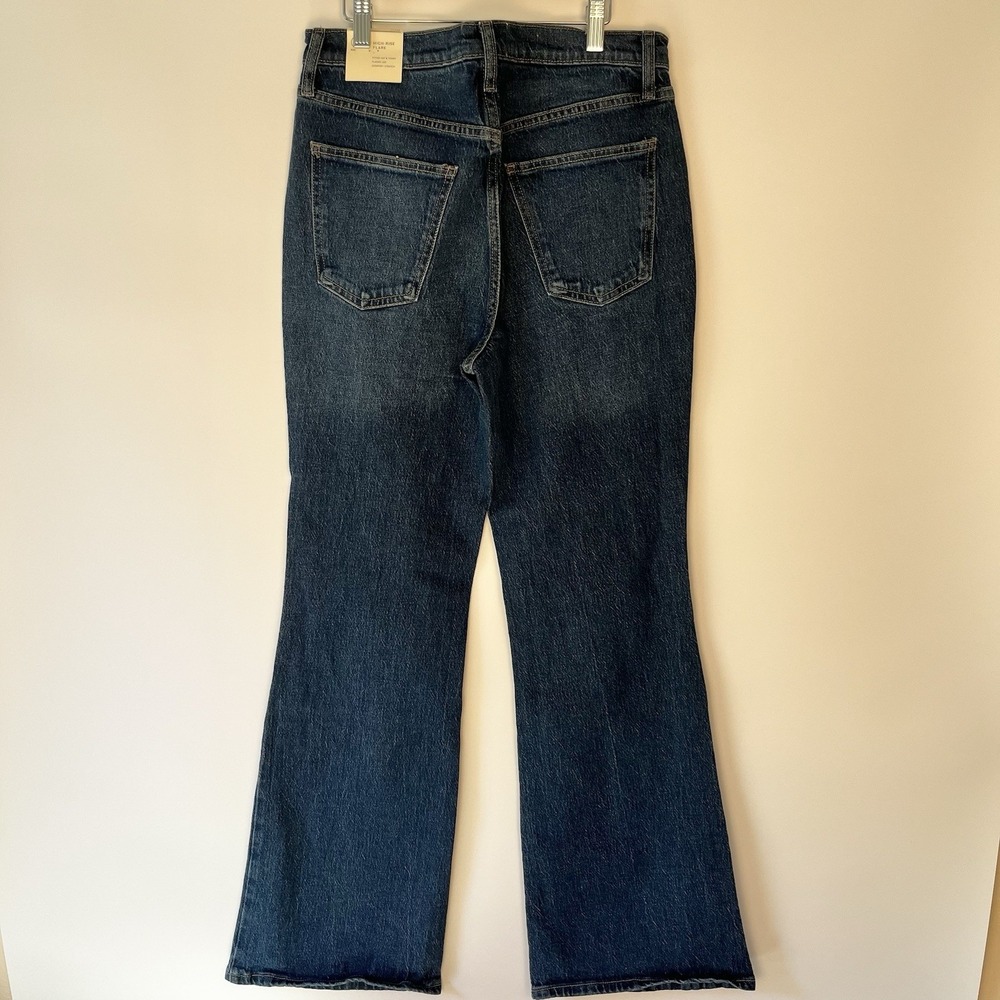 Universal Thread Women's Jeans Size 8R High Rise Flare Blue Denim New With Tags - Picture 6 of 8